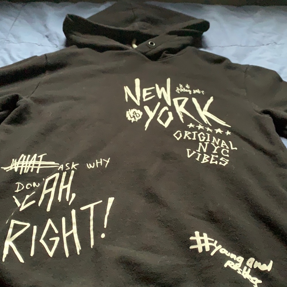 Black H&M hoodie